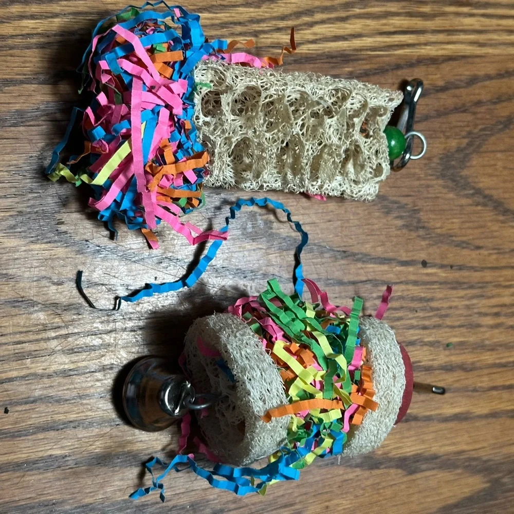 Lot of Bird Toys